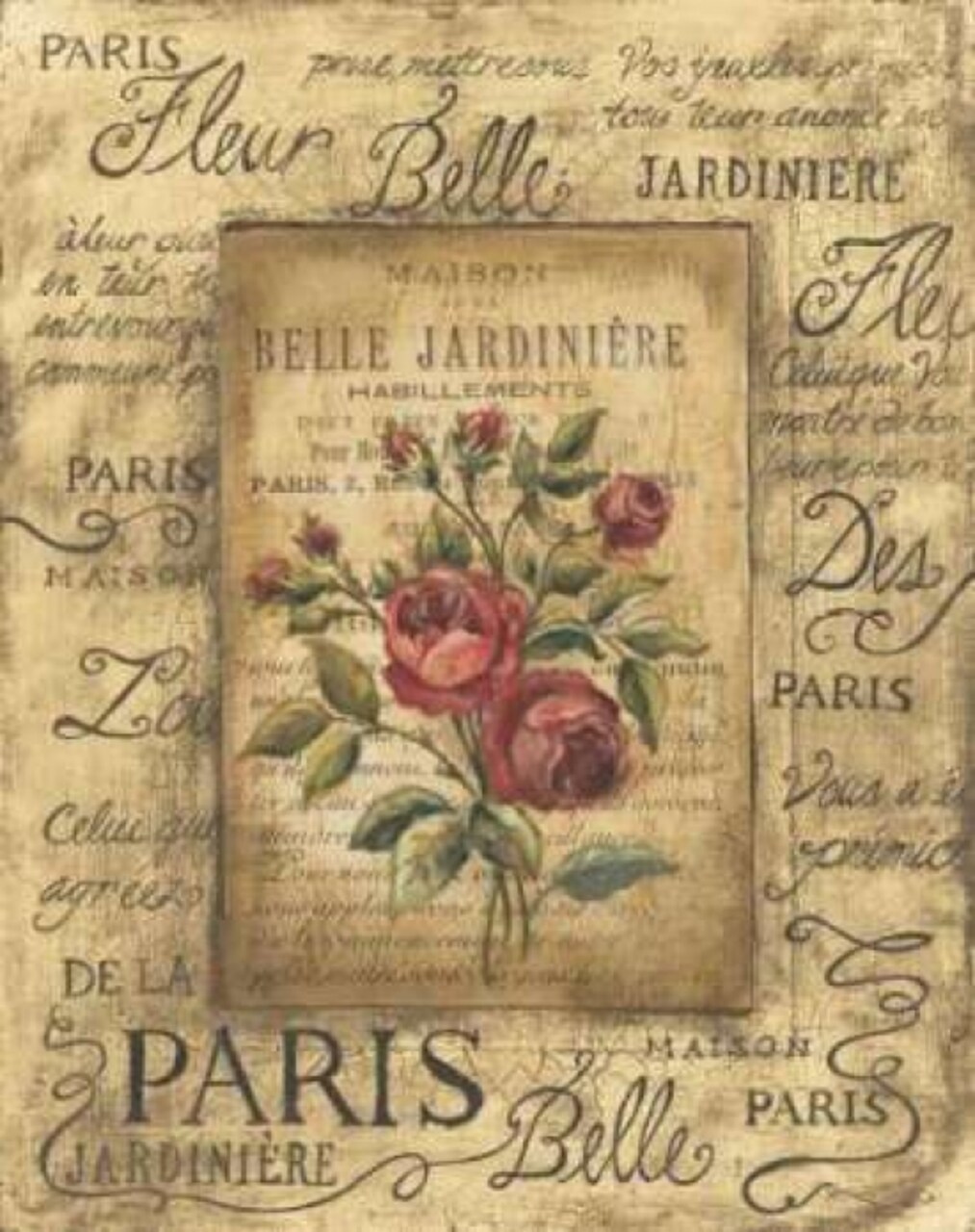 Bel Bouquet II Poster Print by Kimberly Poloson - Item # VARPDXPOL060